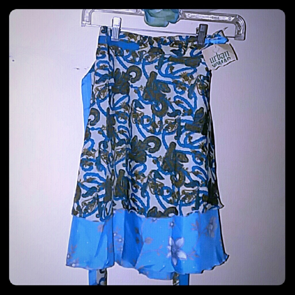BOGO: Earthbound Trading Revrsible wrap skirt